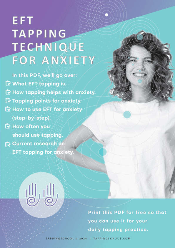 Tapping technique for anxiety PDF